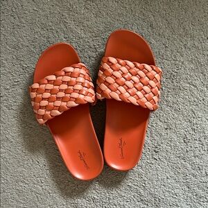 Universal Thread Woven Orange Sandals